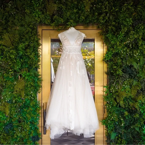 Willowby by Watters Hearst A-Line Tulle Wedding Gown - Picture 3 of 8